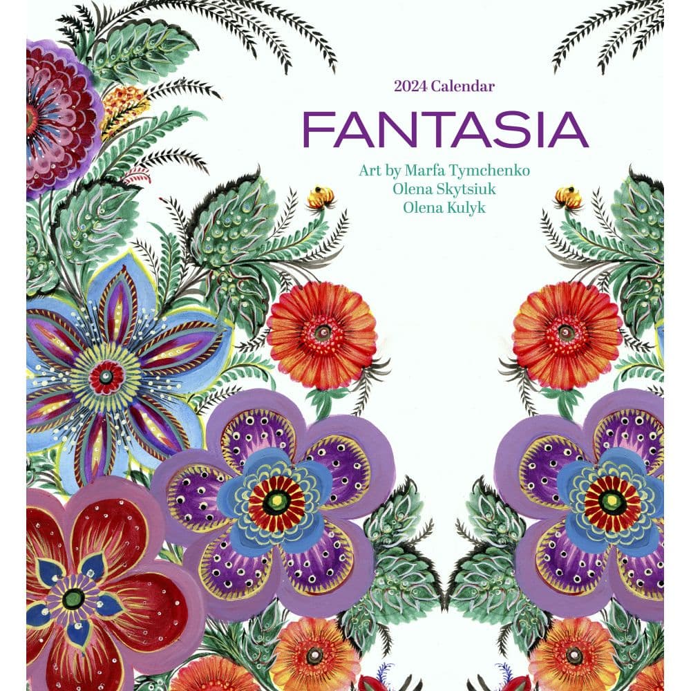 Fantasia Art 2024 Wall Calendar