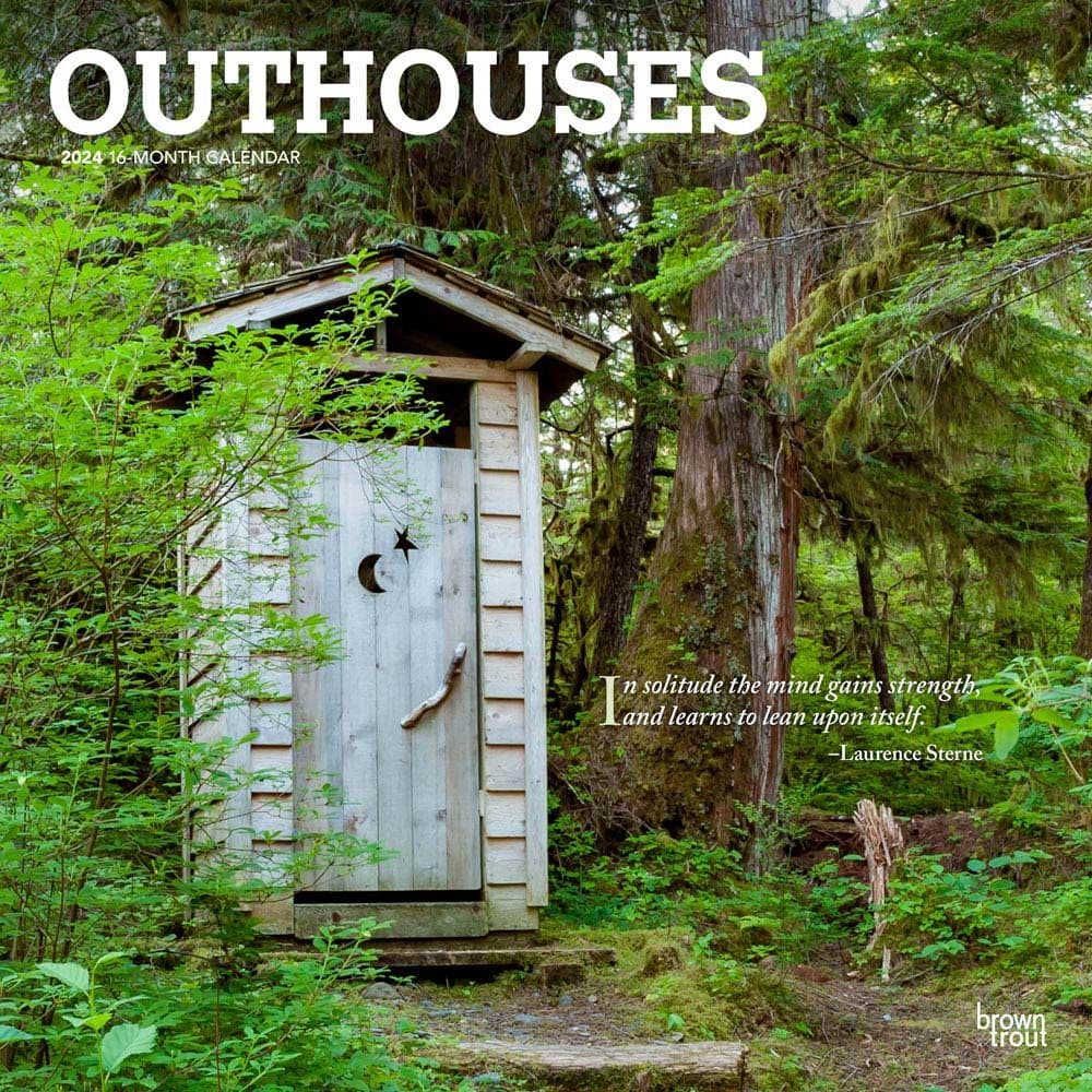 Outhouses 2024 Wall Calendar