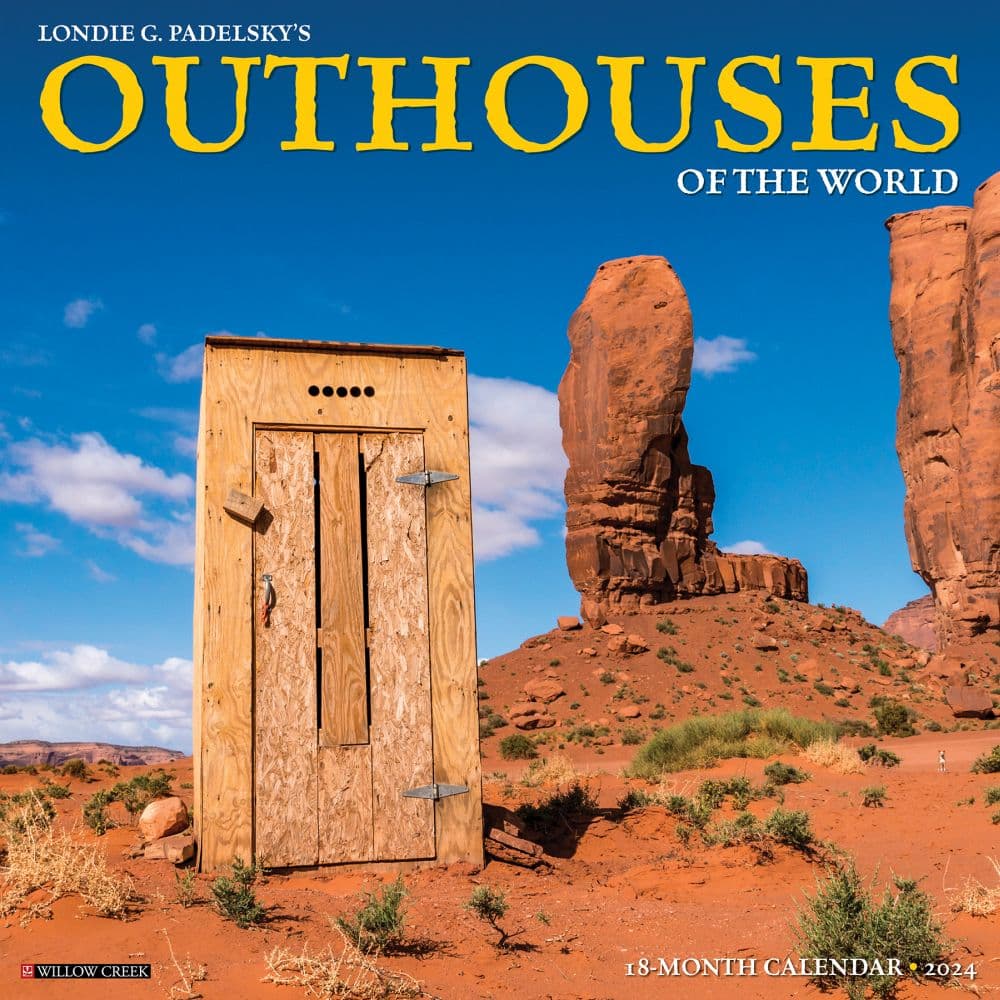 Outhouses 2024 Wall Calendar