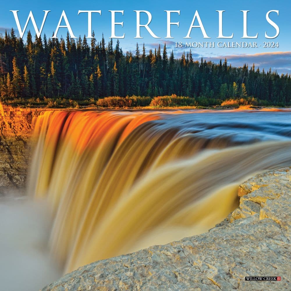 Waterfalls 2024 Mini Wall Calendar