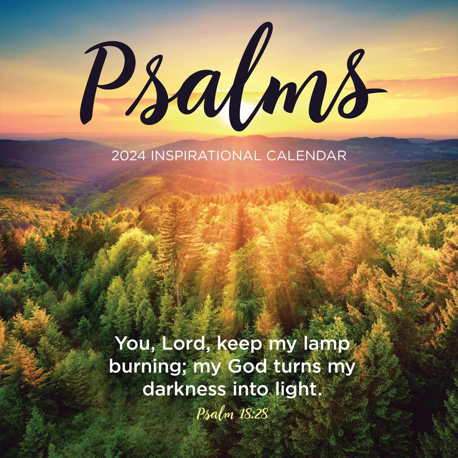 Psalms 2024 Wall Calendar