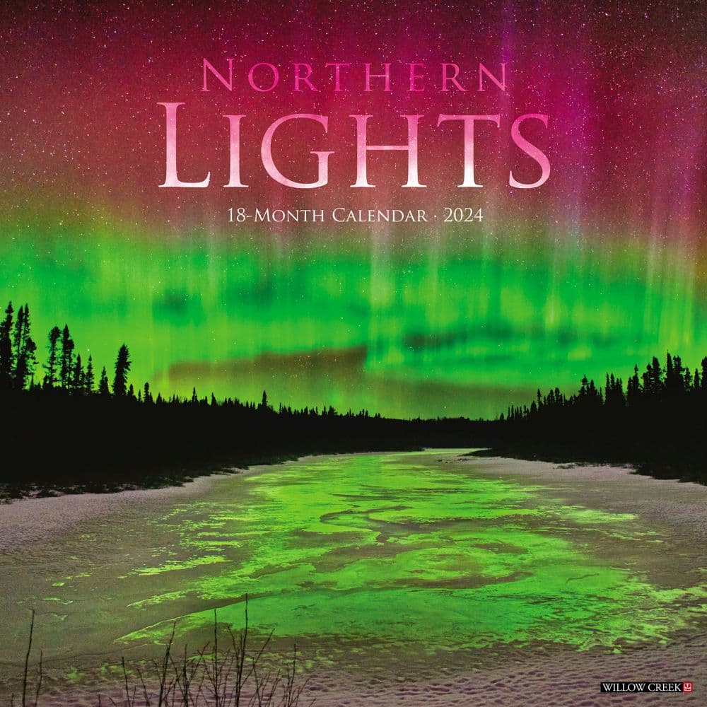 Northern Lights 2024 Wall Calendar