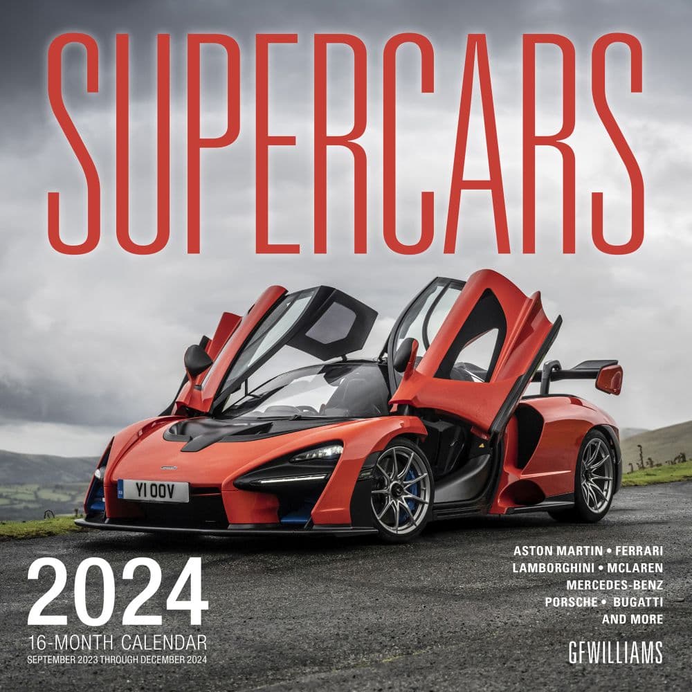 Supercars 2024 Wall Calendar