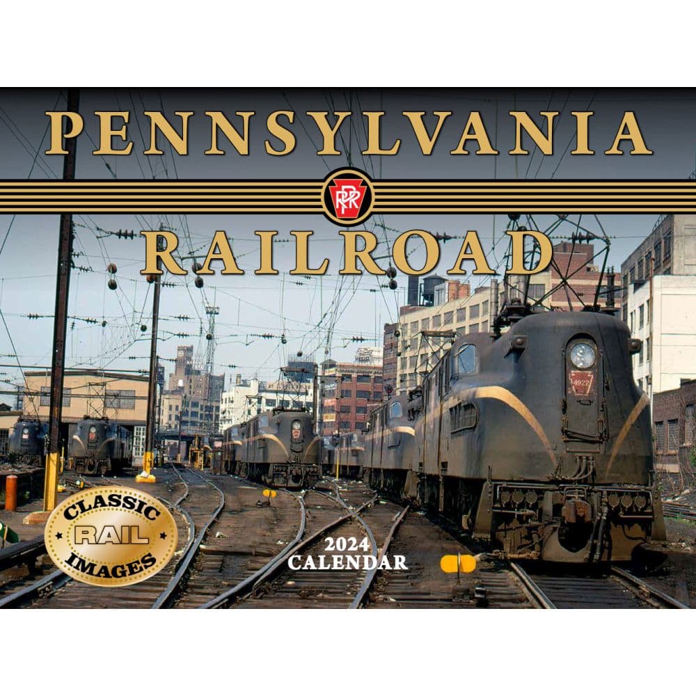 Trains Pennsylvania Railroad 2024 Wall Calendar