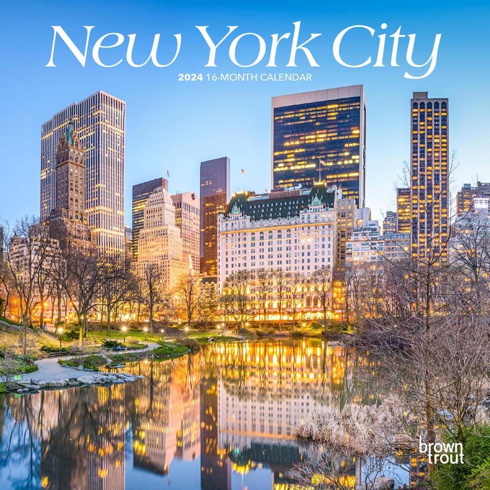 New York City 2024 Mini Wall Calendar