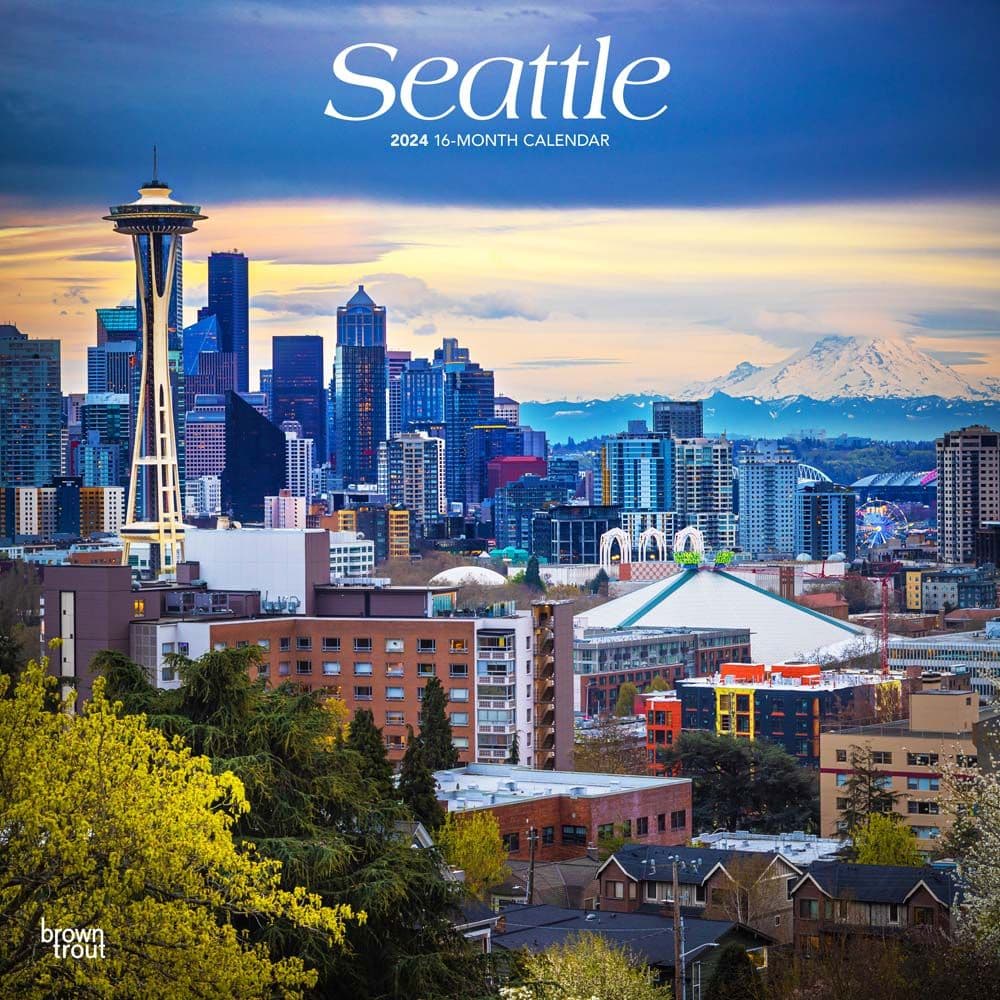 Seattle 2024 Wall Calendar