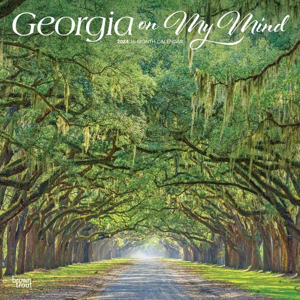 Georgia On My Mind 2024 Wall Calendar