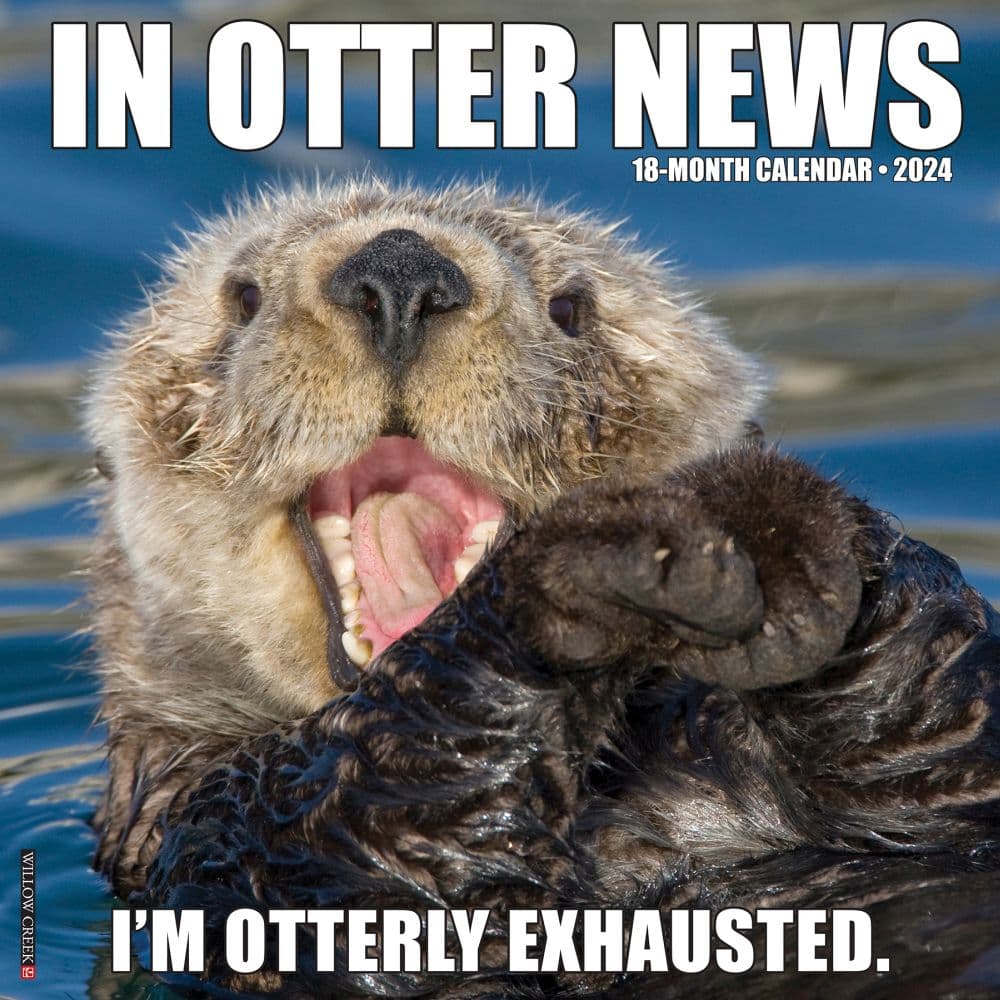 In Otter News 2024 Wall Calendar