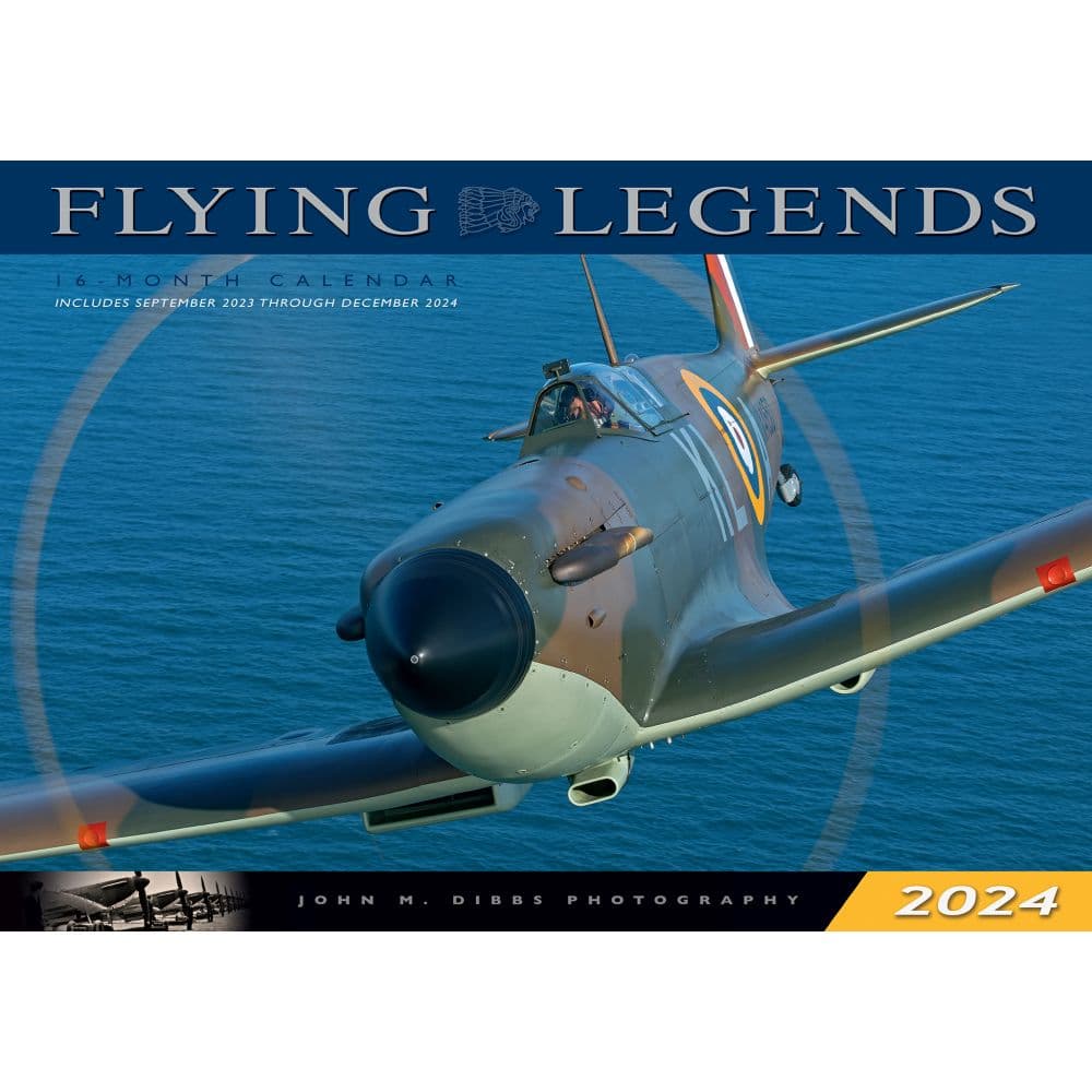 Flying Legends 2024 Wall Calendar
