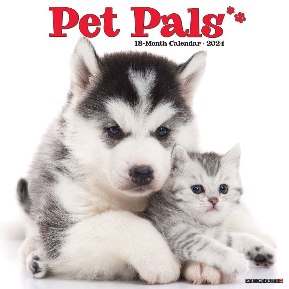 Pet Pals 2024 Wall Calendar