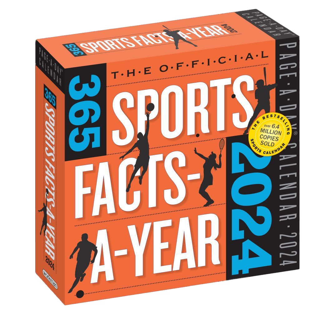 Sports 365 Facts 2024 Desk Calendar