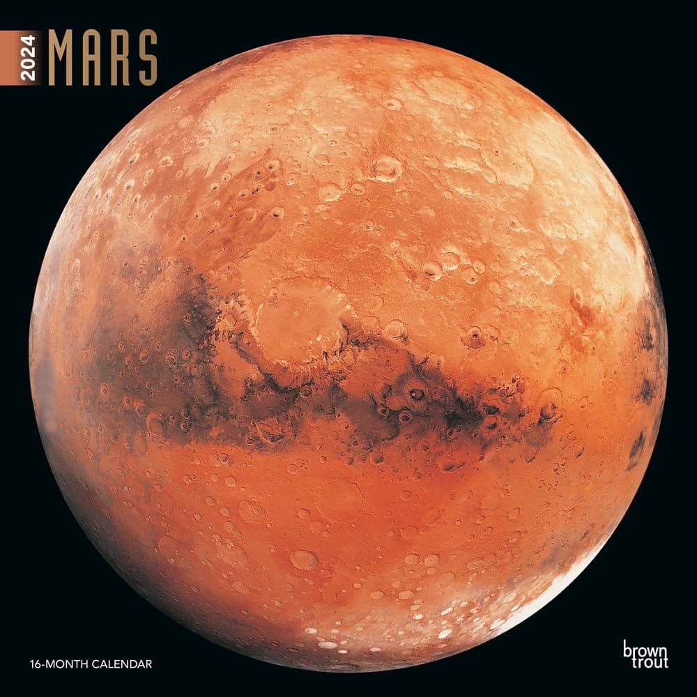 Mars Perseverance 2024 Wall Calendar