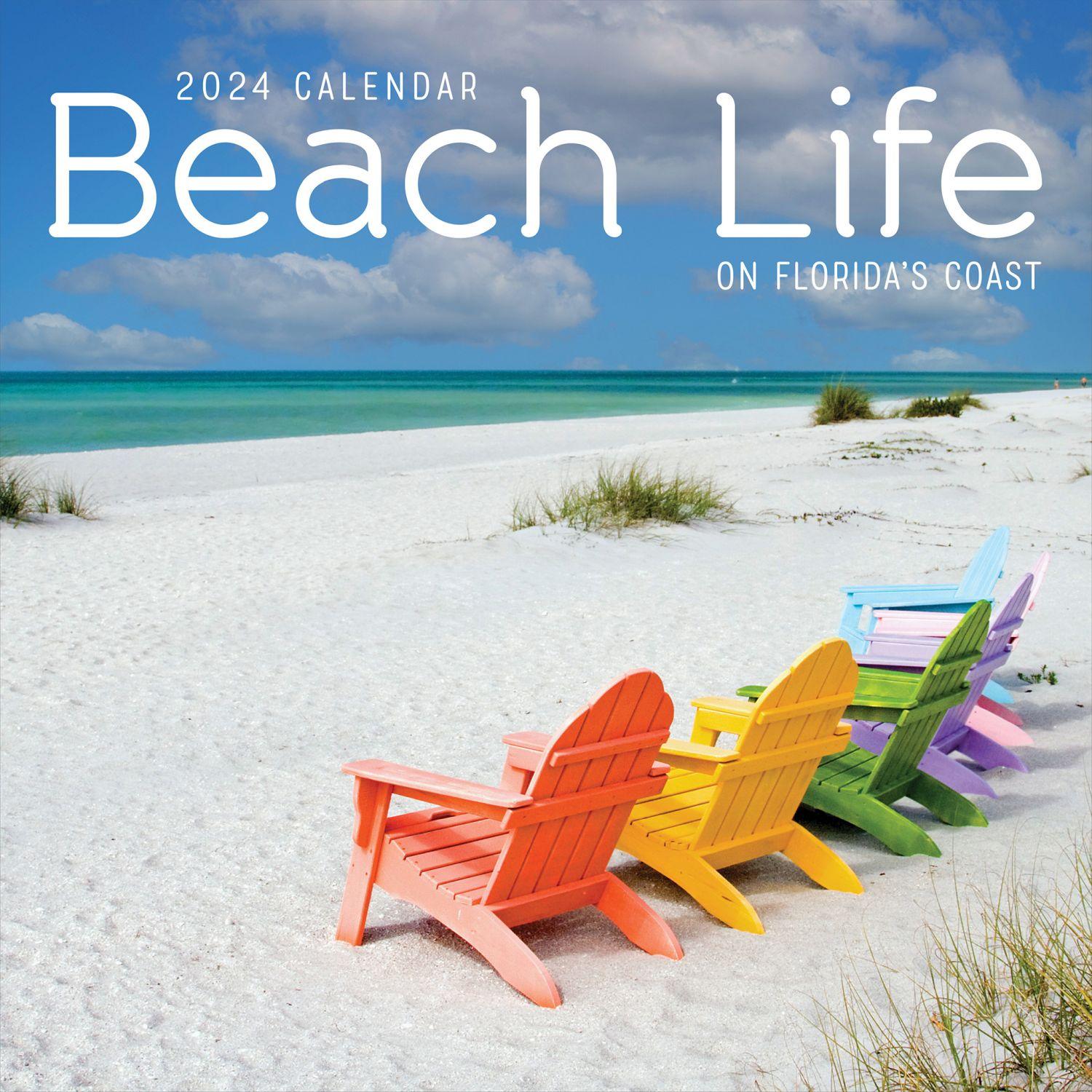 Beach Life Gulf Coast 2024 Wall Calendar