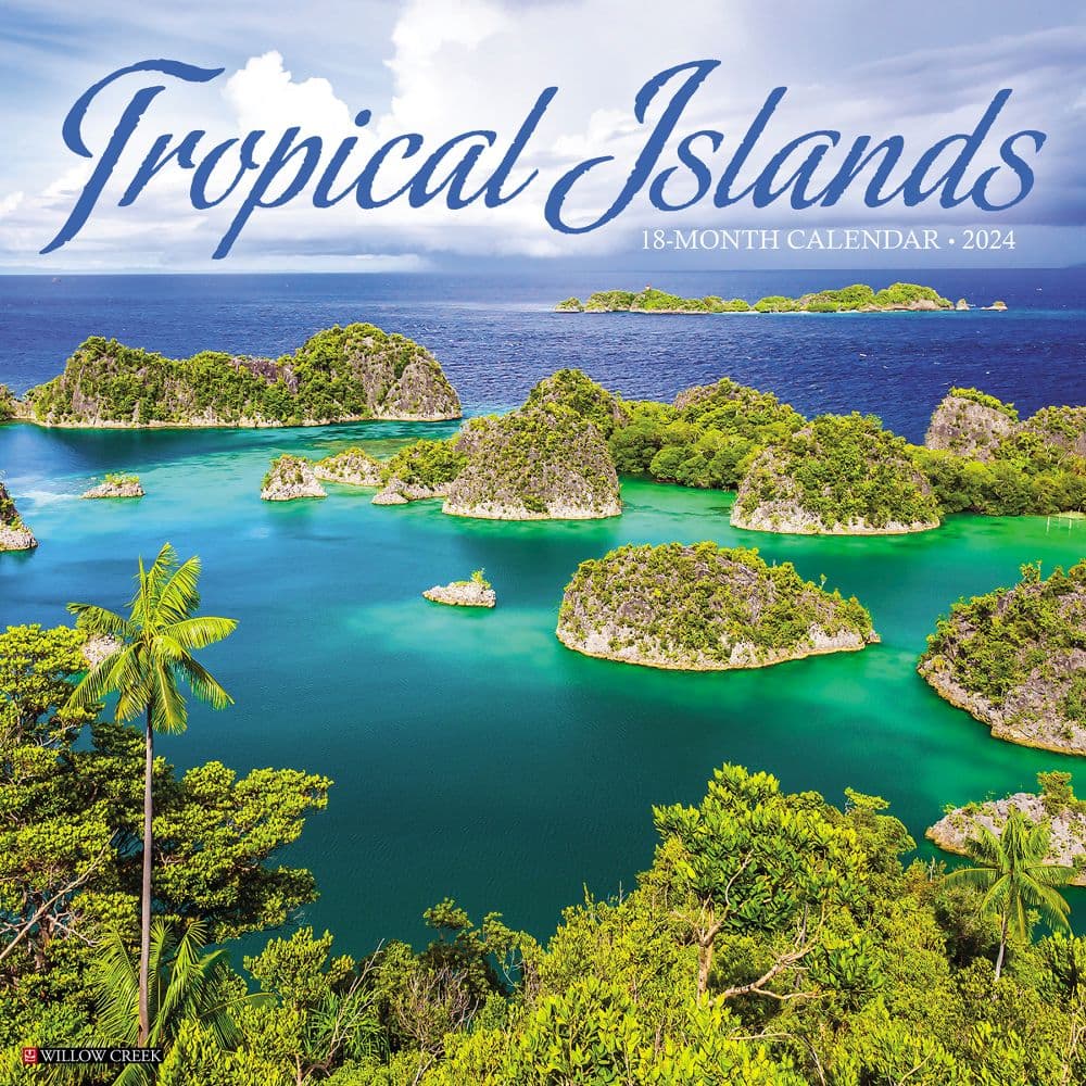 Tropical Islands 2024 Wall Calendar