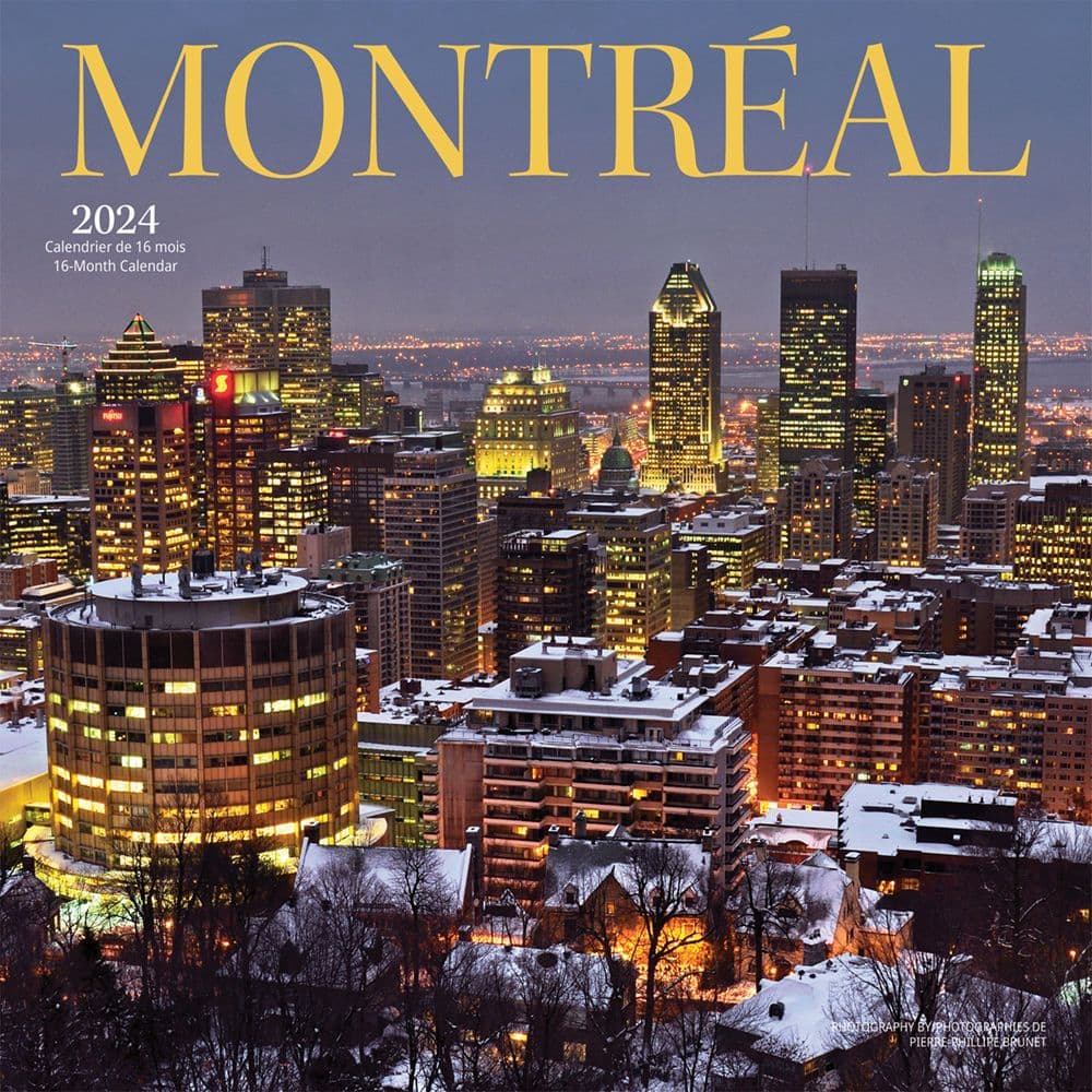 Montreal 2024 Wall Calendar