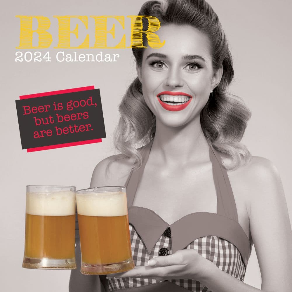 Beer 2024 Wall Calendar