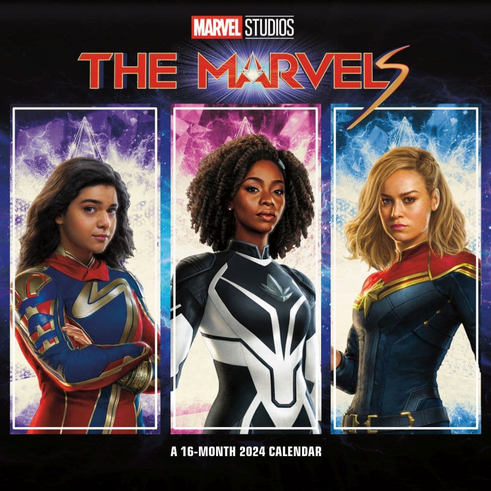 Marvels Captain Marvel 2 2024 Wall Calendar